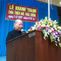 Tien Giang province: Minh Su religion inaugurates Thien Hue Buddhist worshipping place 